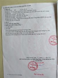 ban dat mat tien dh516 lai uyen bau bang binh duong